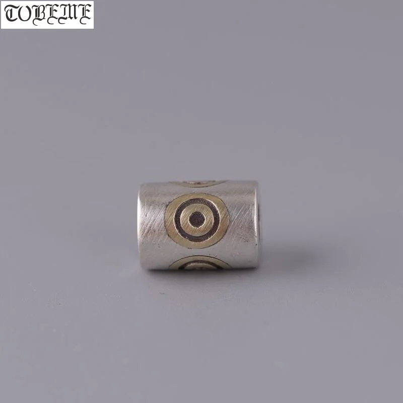 Бусины в тибетском стиле из серебра 925 пробы Винтажные бусины для ювелирных