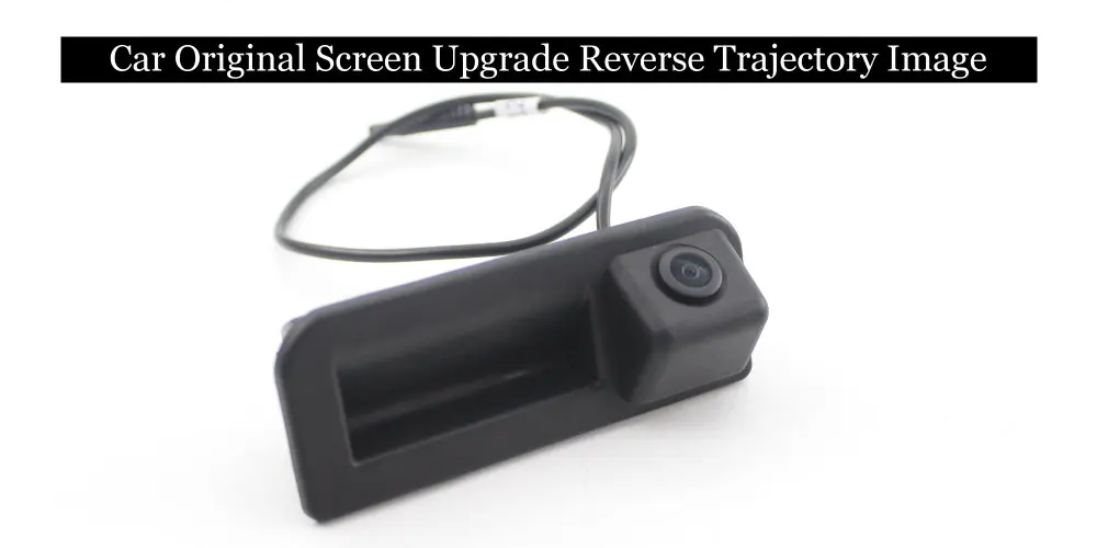 Original Screen Upgrade Reverse Dynamic Trajectory Parking Image Rear Camera Trunk Handle Car For Audi Q5 Q5L