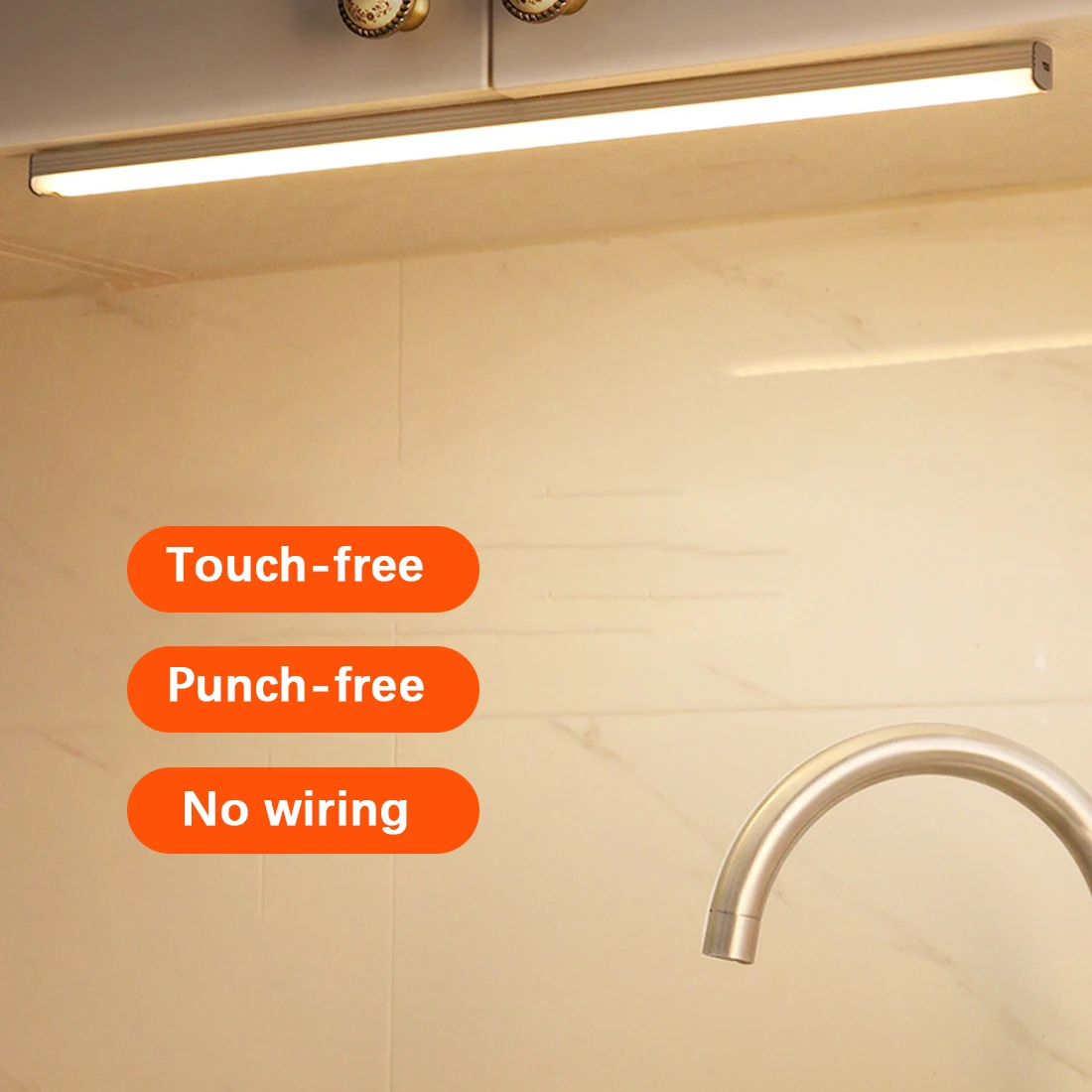 

Hot LED Under Cabinet Light Hand Sweep Wireless PIR Sensor Light Induction Lamp Sensor Lamp Super Bright Light LED Night Lights