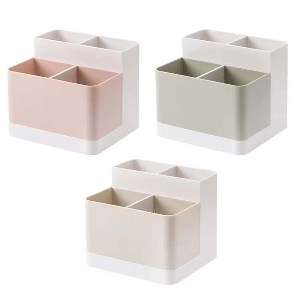 

2021 New 1PCS Makeup Holder Large Capacity 4 Compartments Container Multi-grid Detachable Box for Desktop Cosmetic Container