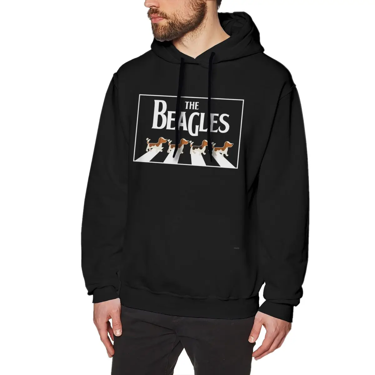 Милые толстовки Beagles на заказ Повседневная модная Толстовка для мужчин с милыми