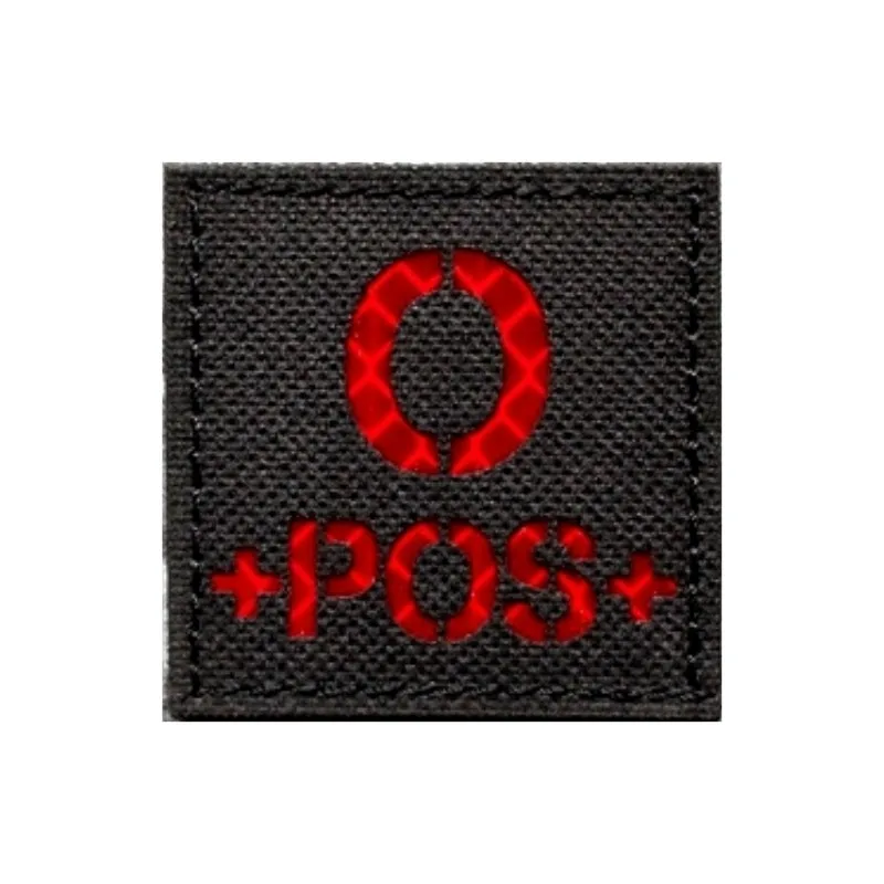 Крови Тип отражающей ИК-патч нарукавная нашивка первой помощи спасение