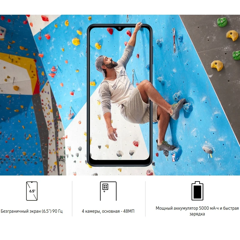 Смартфон Samsung SM-M127F Galaxy M12 Light Blue 6.67&amp#39&amp#39 3GB 32Gb 48МП Android 5000mAh | Мобильные телефоны и
