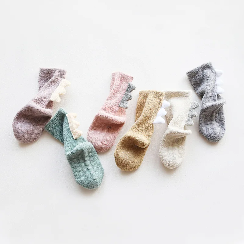 Новинка 2019 плотные однотонные гольфы для девочек детские длинные носки из