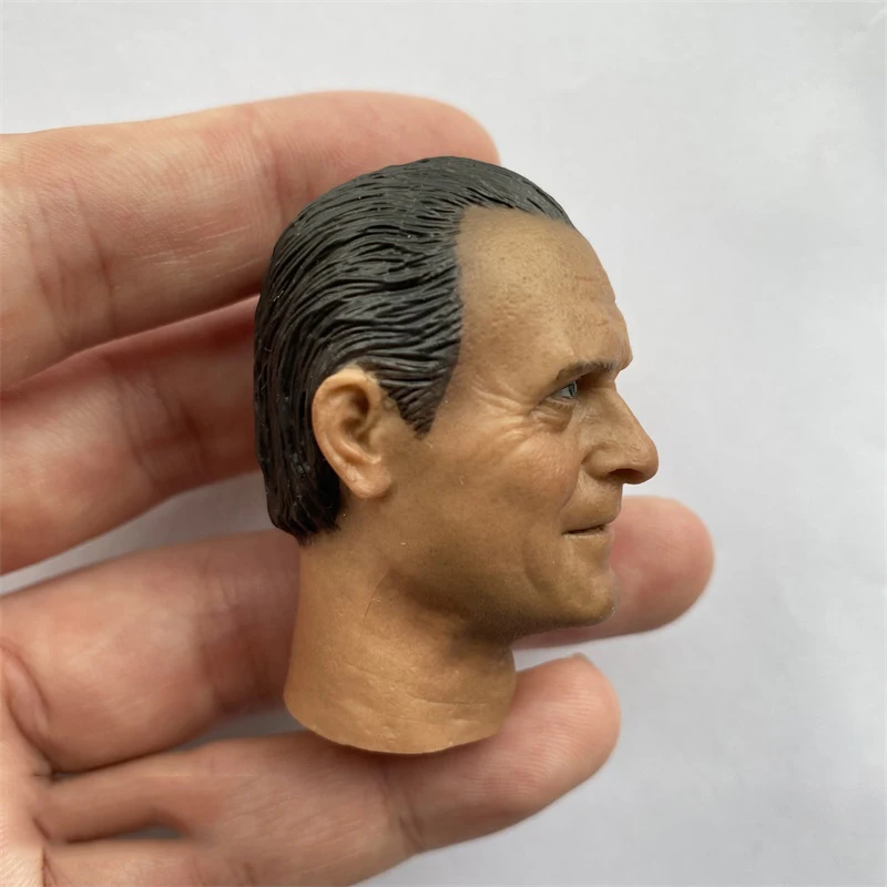 

Hot Sales Scale 1/6 Man Male Hannibal Anthony Hopkins Head Sculpture Can Be Suit Usual 12inch Doll Soldier Collectable