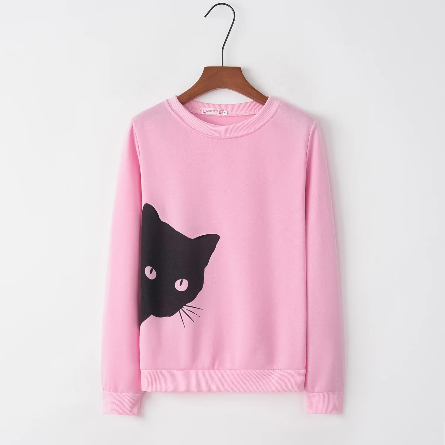 Cat Hair Cute Gothic 2022 New Design Hot Sale Hoodies Sweatshirts Women Casual Kawaii Harajuku Sweat Girls European Tops Korean