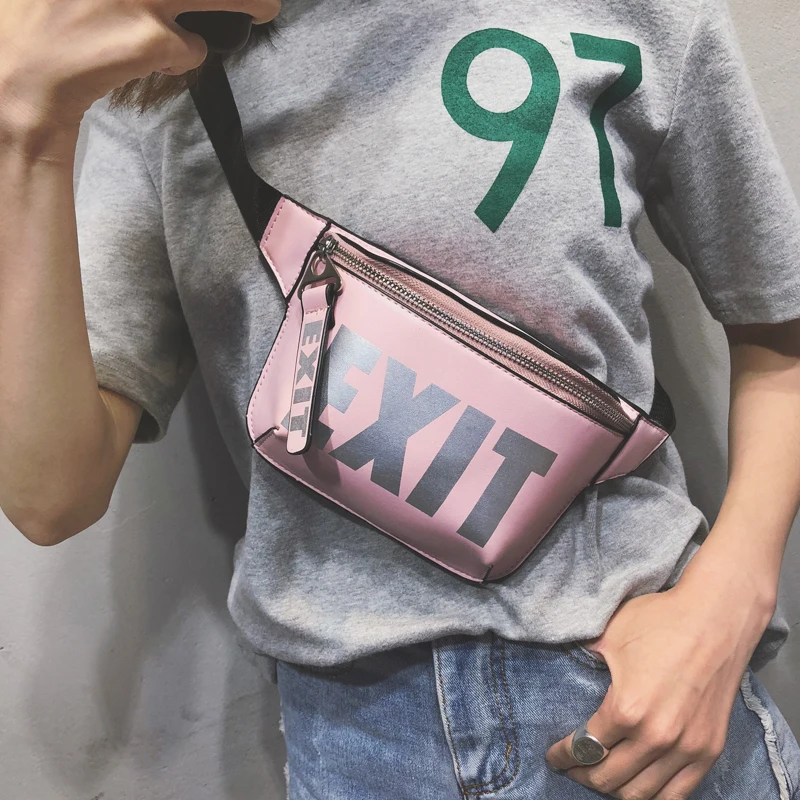 Поясная Сумка из искусственной кожи для женщин забавные дамские сумочки с