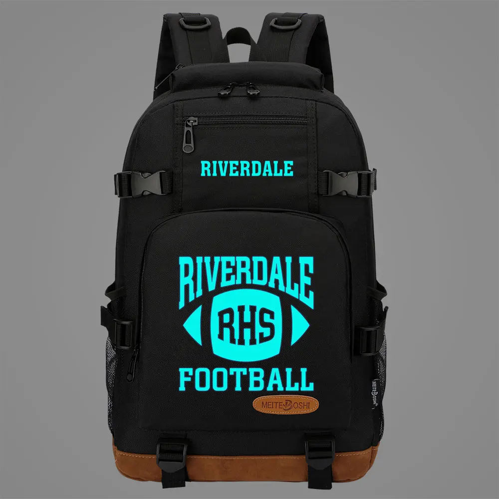 

New Luminous Riverdale Boys Girls Kids School Book Bags Women Bagpack Teenagers Canvas Men Laptop Travel Backpack