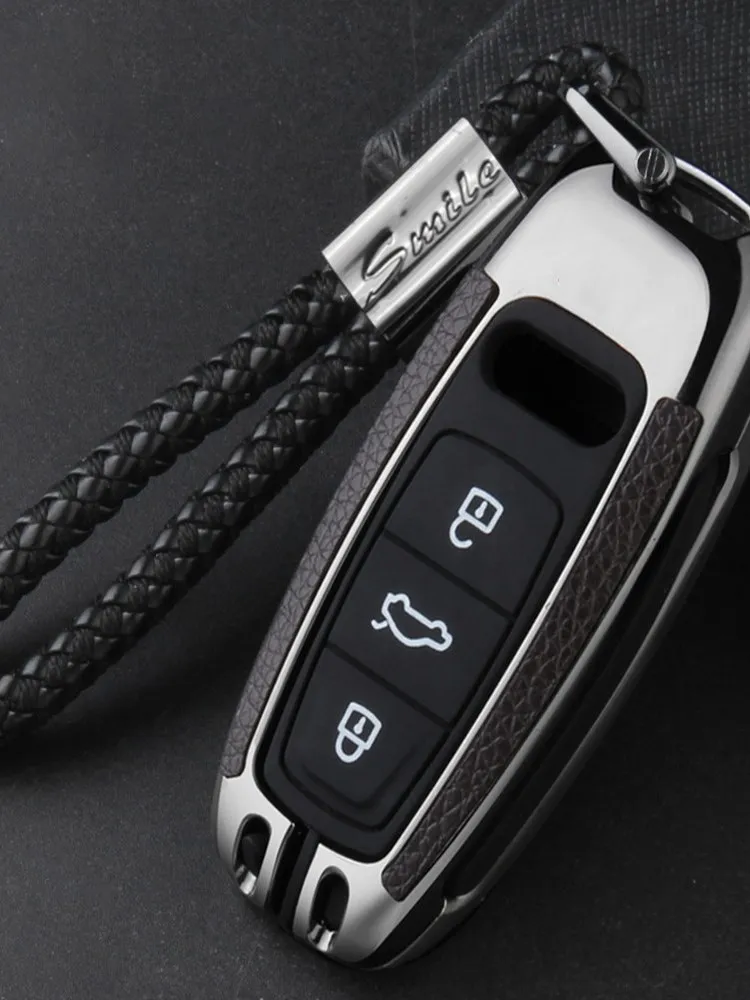 

For Audi A6L A8L A6 A7 2020 2019 High-grade zinc alloy Car key case car keychain car key bag