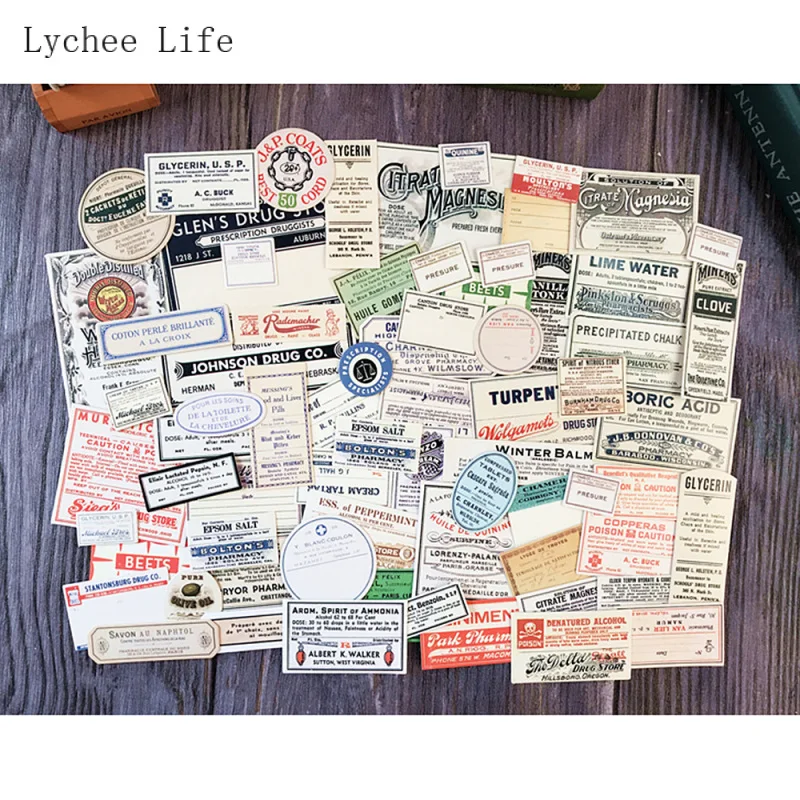 Lychee Life винтажный Цветок Птица Скрапбукинг Канцелярские наклейки s альбом
