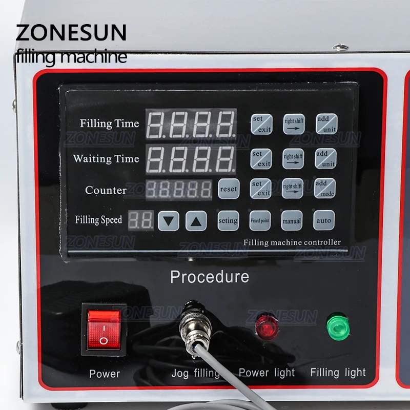 ZONESUN GZ-GFK17A полуавтоматическая машина для розлива антисептик рук дезинфицирующее