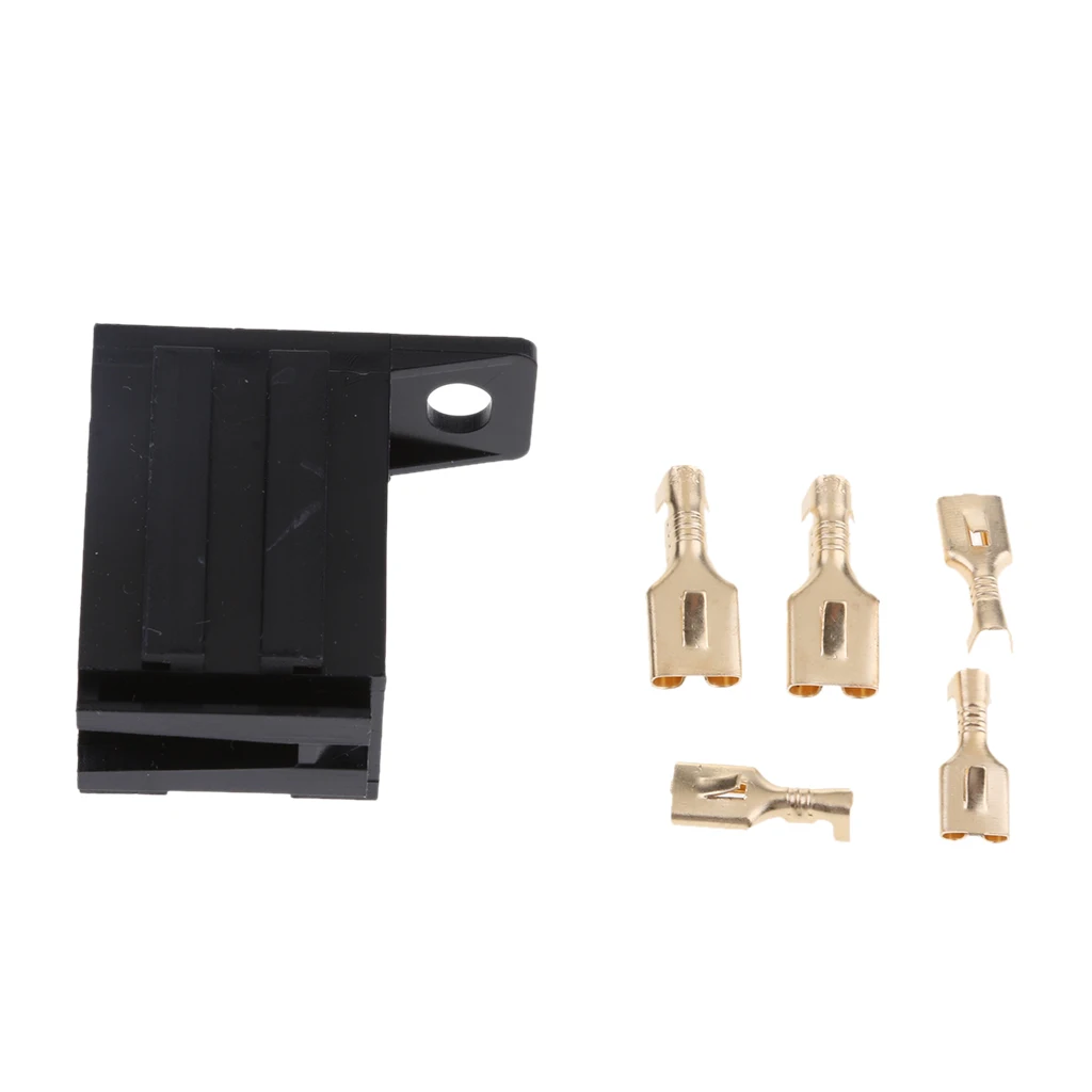 12V 5Pin 30Amp держатель автомобильного релейного гнезда с креплением клеммами