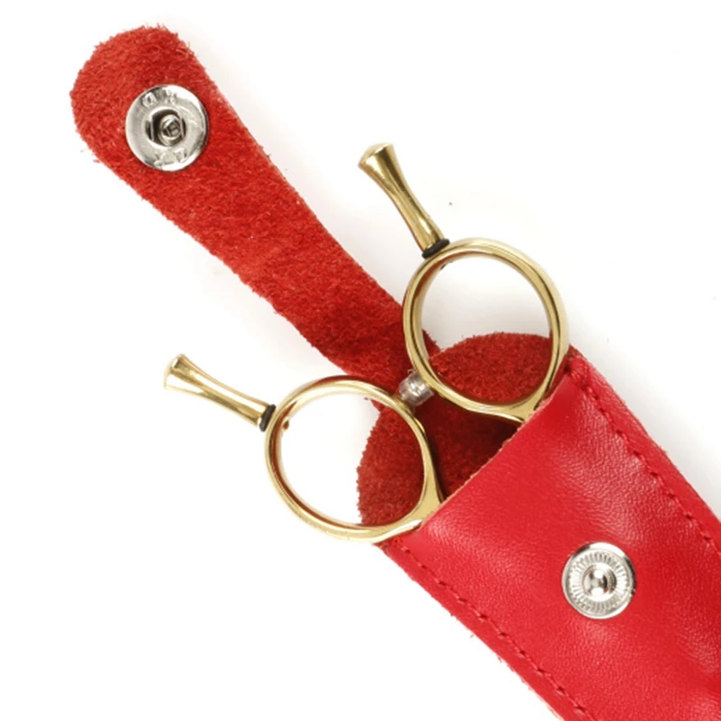 1 шт. кожаный чехол для ножниц цельная подставка сумка из коровьей кожи прочная