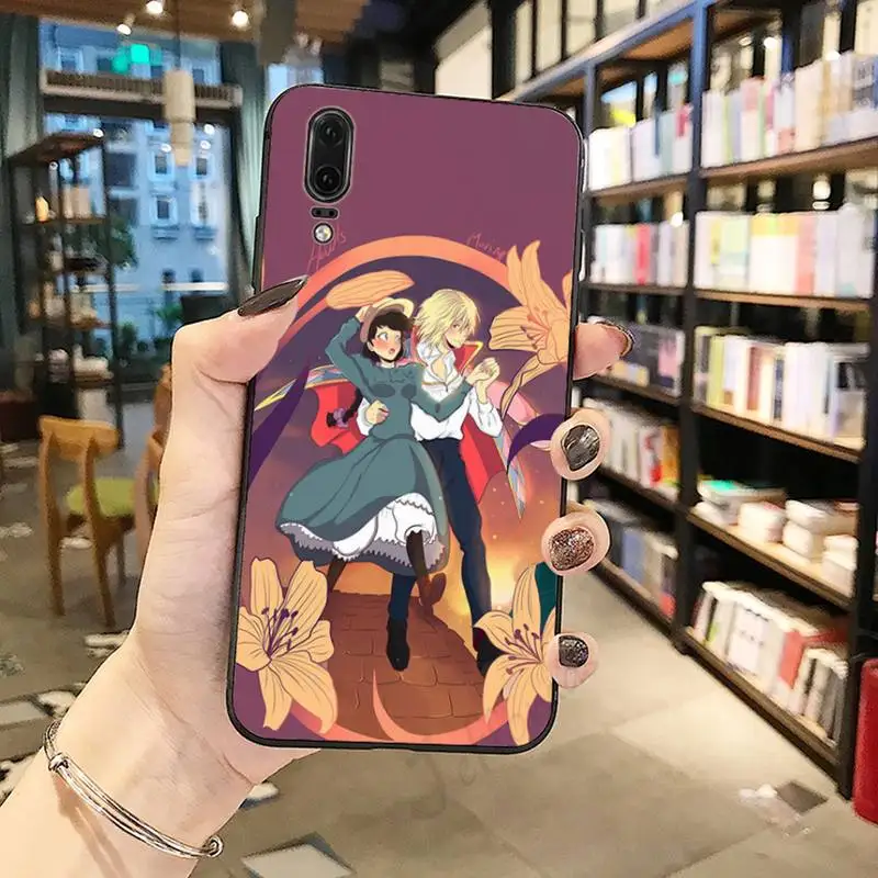 

Howls Moving Castle anime Phone Case For Huawei honor Mate P 10 20 30 40 Pro 10i 9 10 20 8 x Lite luxury brand shell