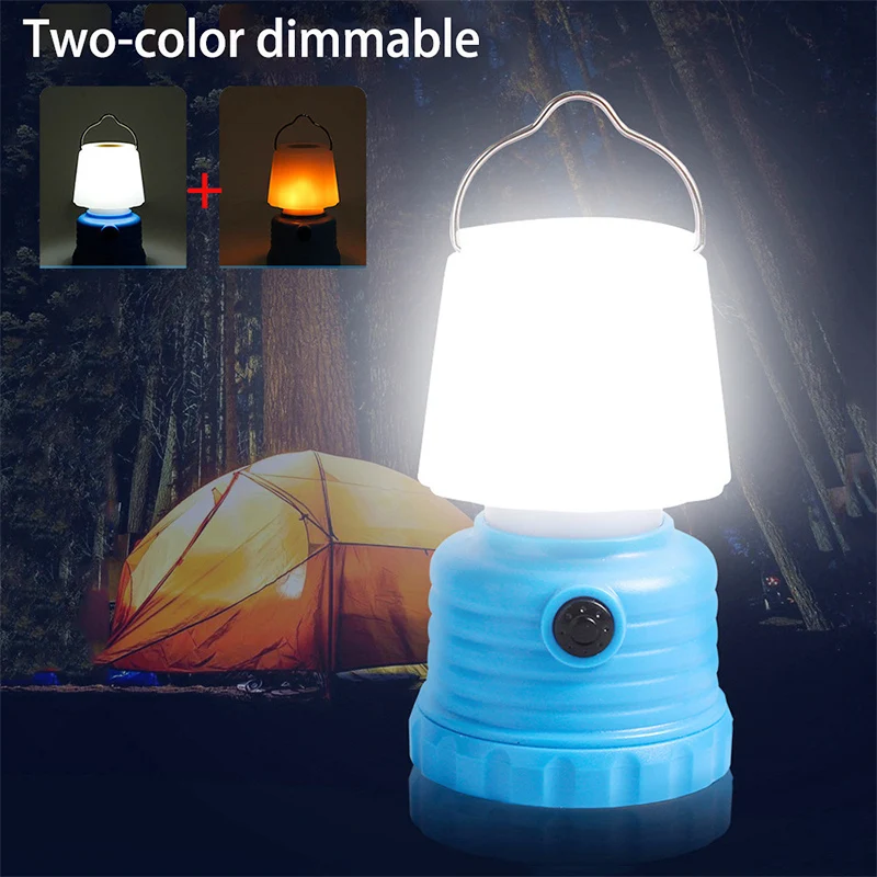 Portable Flame Lamp Camping Light Led Flashlight Camping Lantern Powerful Flashlight Outdoor Torch LED Light by 3AAA Batteries