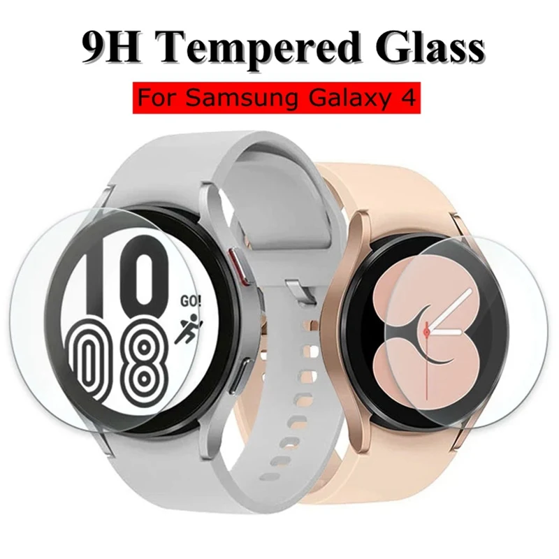 

Закаленное стекло 9H для Samsung Galaxy Watch 4 40 мм 44 мм, Защитная пленка для часов 4, классическое прозрачное защитное стекло HD 42 мм 46 мм