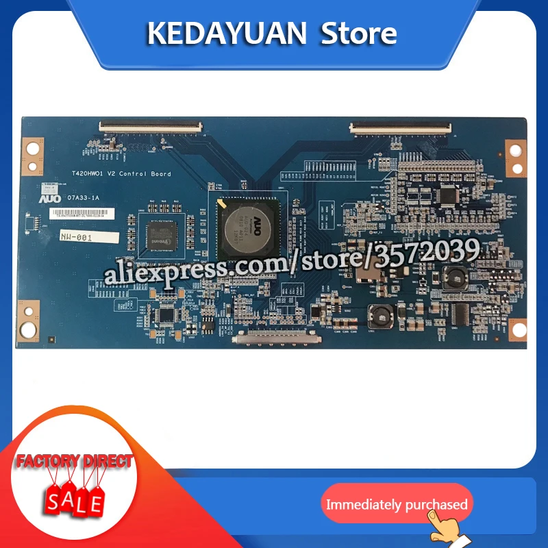 Бесплатная доставка для логической платы AUO LT42510FHD T420HW01 V2 07A33 1A|test|test board |