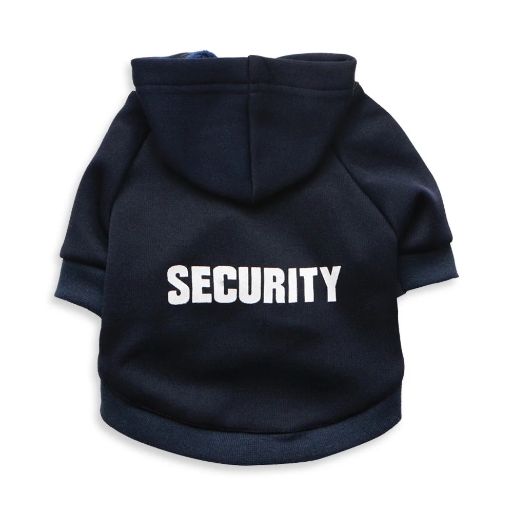 Защитная толстовка с капюшоном для собак пальто маленьких зимняя одежда