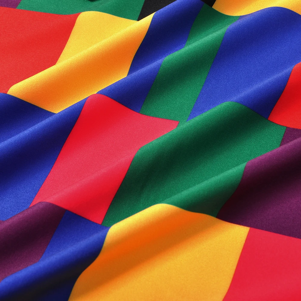 Женская летняя блузка с геометрическим рисунком свободная | одежда