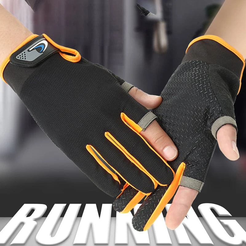 

Fingerless Gloves For Sports Fishing Hunting Summer Fishing Glove Camping Cycling Tackle Hunting Fish Cleaning Sea Accessories