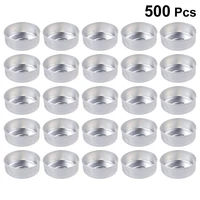 500pcs aluminum tea light tins tea light empty case containers candle making candle making aluminum tea light empty container