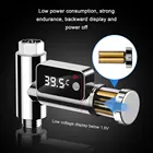 Цифровой светодиодный душ с дисплеем температуры для ванной, инфракрасный смеситель для ванны, термометр для воды по ЦельсиюФаренгейту, экран дисплея