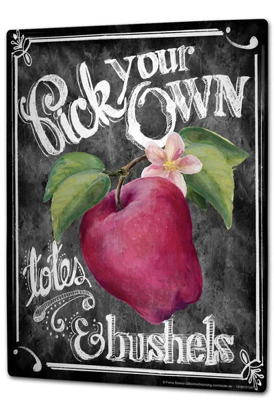 

Tin Sign Retro Apple Blossoms Nostalgia