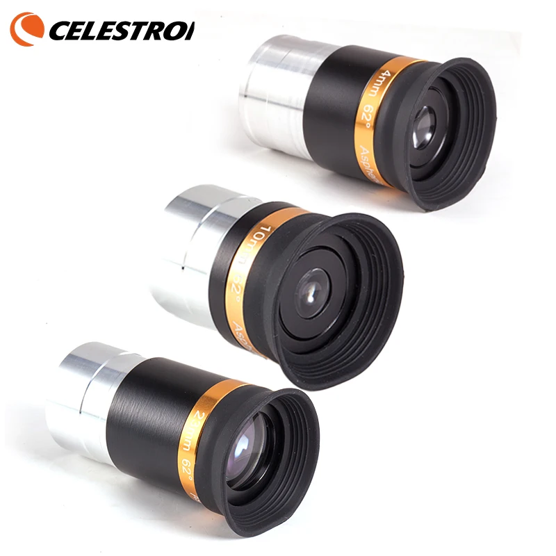 celestron 1 25 62 degrees 4mm 10mm 23mm eyepiece lens aspheric wide angle hd multi coated ocular adapter astronomical telescope free global shipping