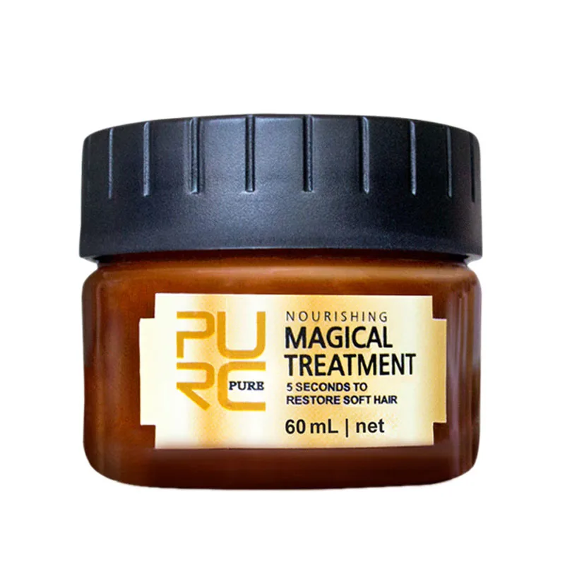 

PURC 60ml Magical Keratin Hair Treatment Mask 5 Seconds Repairs Damage Hair Root Hair Tonic Keratin Hair & Scalp Treatment