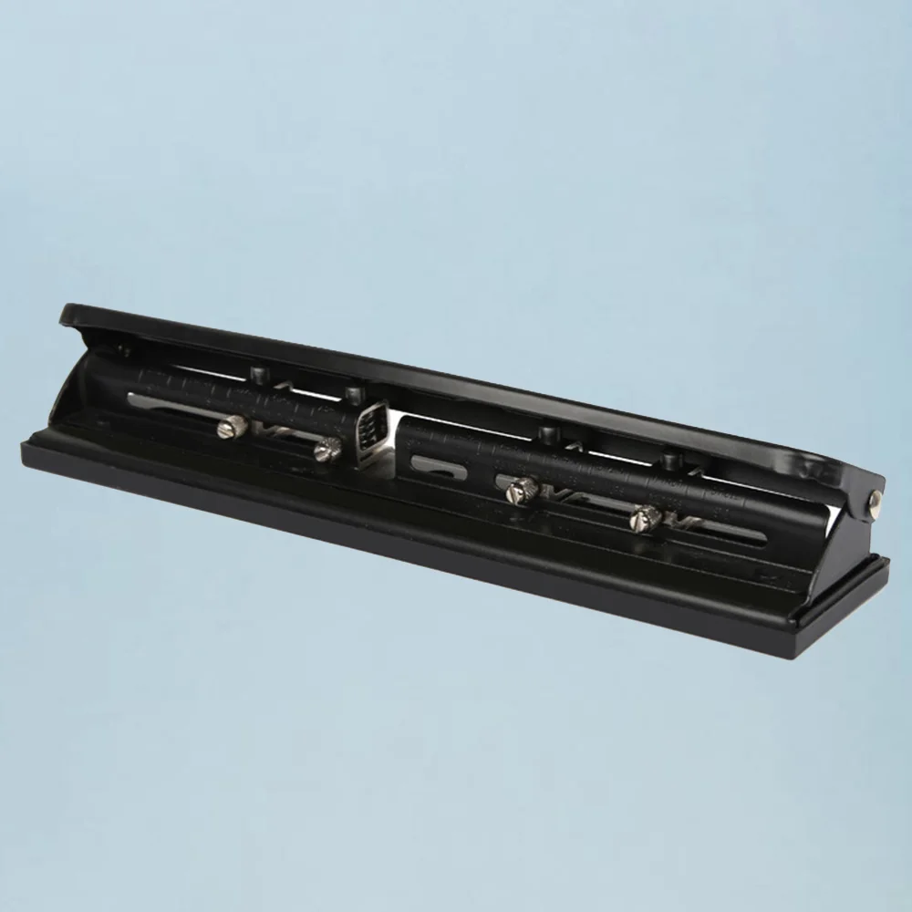 

Black 4-Hole Paper Punch Puncher Scrapbooking DIY Tools Office Binding Supplies (Black)