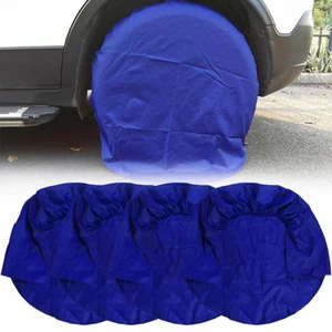 4pcs set wheel tire covers for rv truck car camper trailer useful black pro hot 100 brand new and high quality free global shipping