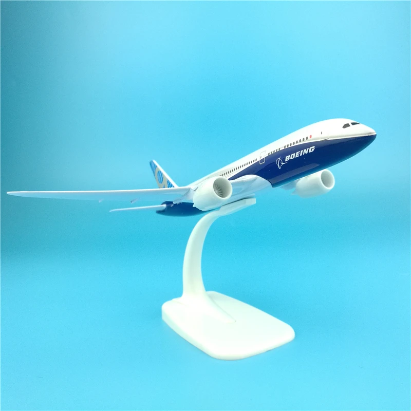 20 см Боинг 787-900 прототип металлического летательного аппарата модель самолета