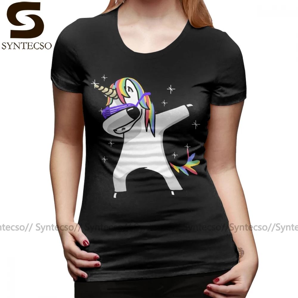 Единорог Dab футболка вытирая рубашка в стиле хип хоп с забавным магическим