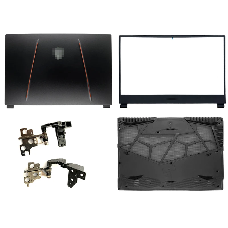

New For MSI GE65 MS-16U1 Series LCD Back Cover/Front Bezel/LCD Hinges/Bottom Case Black Top Case A Shell 3076U1A222HG01 Metal