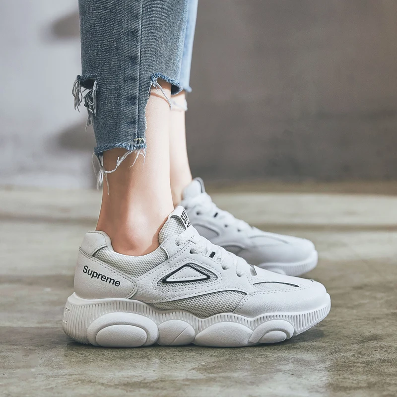 Женская обувь для бега похудения прогулок спорта улицы сетка лайкра значок