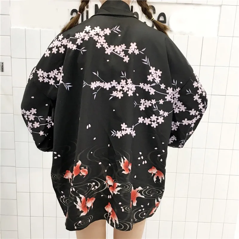Color3 Последняя мода Корейский Летний асаин женщина японское кимоно Haori Кардиган куртка тонкий солнцезащитный крем пальто юката восточные наряды - Цвет: Color3