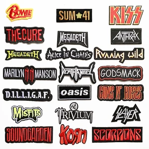 BAND ROCK MUSIC Iron On Patches Cloth Mend Decorate Clothes Apparel Sewing Decoration Applique Badge in Pakistan