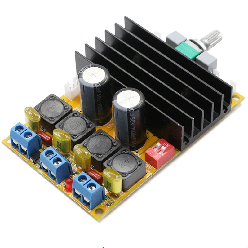 KYYSLB DC12 32V 100W * 2 TDA7498 Плата усилителя класса D высокомощная Hi Fi мини канальная плата