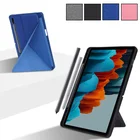 Чехол для планшета Samsung Galaxy Tab S7 Plus, T970, 12,4 дюйма, 2020 дюйма, чехол-подставка для Samsung Galaxy Tab S7 + SM-T870T875 SM-T970 T975