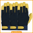 Новые мужские утолщенные рабочие перчатки QIANGLEAF из овечьей кожи с ладонью, 3 шт., механические промышленные перчатки, бесплатная доставка, оптовая продажа, 3005MY