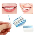 120 шт. двойная головка для гигиены зубов, чистые зубные щели, товары для гигиены зубов, зубочистка Стоматологическая межзубная щётка