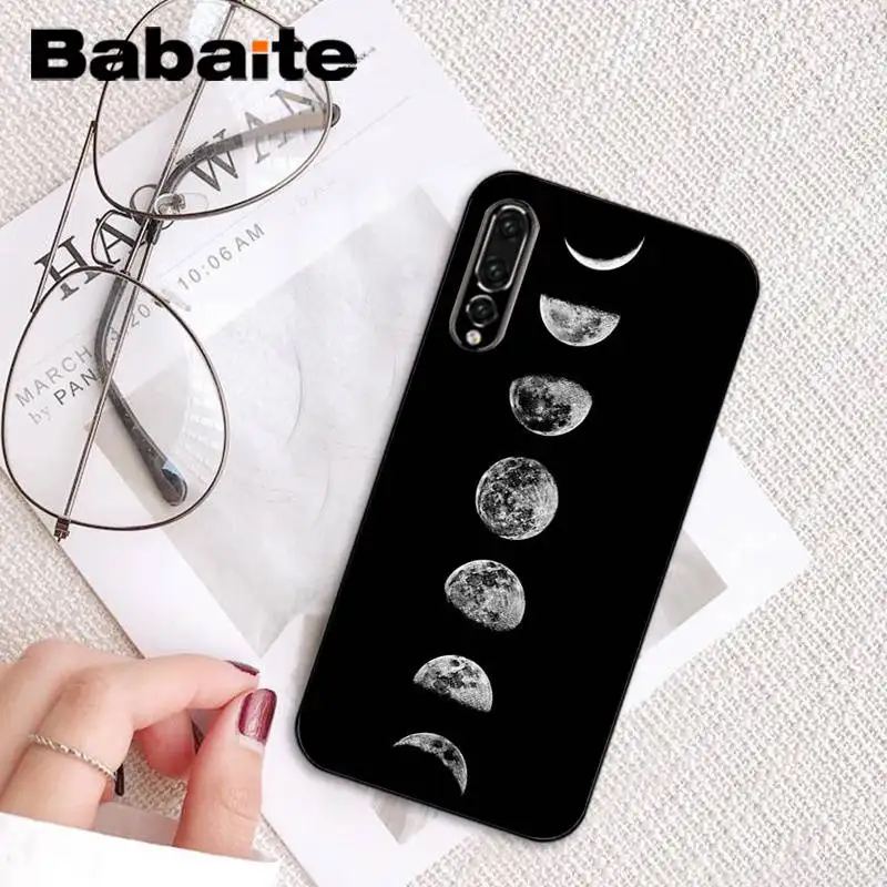 Телефон Babaite white sun Moon stars роскошный уникальный дизайн для Huawei P9 P10 Plus Mate9 10 Mate10 Lite P20