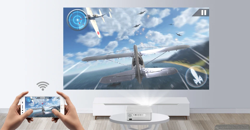 BYINTEK MOON K15 Full HD 1080P Android wifi светодиодный 1920x1080 lcd видео проектор для Iphone смартфонов