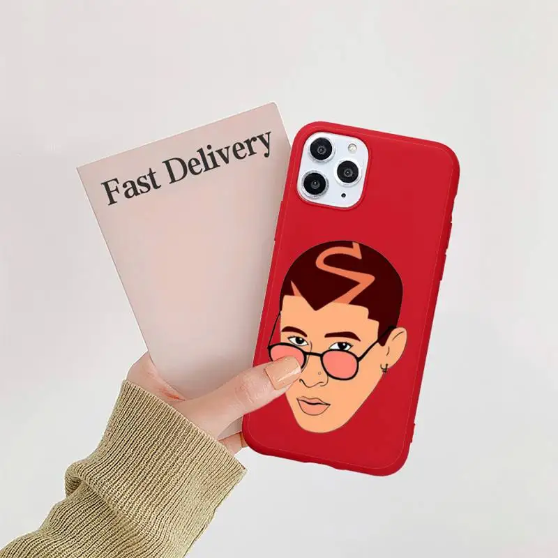 

Yo Perreo Sola Bad Bunny Maluma luxury Phone Case coque Candy Color for iPhone 11 12 mini pro XS MAX 8 7 6 6S Plus X SE 2020 XR