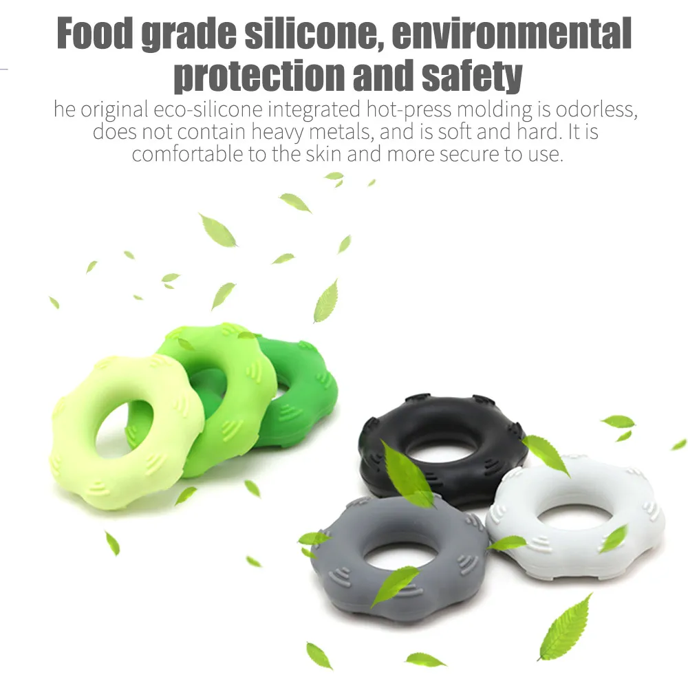 Силиконовый гелевый тренажер для пальцев кольцо тренировок фитнес оборудование