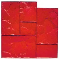 Polyurethane Mat Stamp WOODEN FLOORING Texturing Skin Slate Pattern Stone Decorative Concrete Cement Stamping 590x590mm