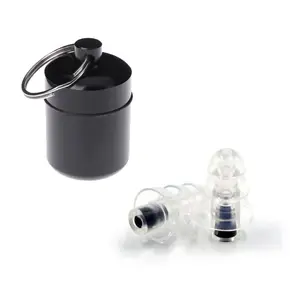 Музыкальные затычки для ушей, шумоподавление для концерта, DJ Бар, ремешок, Защита слуха, силиконовые затычки для ушей