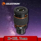 Астрономический окуляр CELESTRON X-CEL LX 7 ММ 1,25 дюйма 60 градусов, большое поле зрения высокой четкости, Вращающиеся Очки
