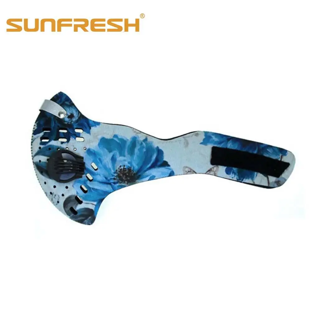 005E016 dust mask n99 air filter wholesale anti odor smog smoke maske Washable fashion riding mouth face mask kpop black cloth face mask - Цвет: 005E016