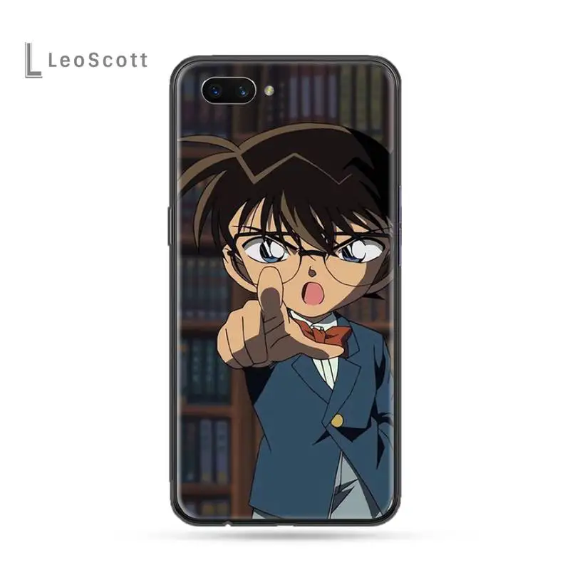 

Detective Conan Phone Case For OPPO F 1S 7 9 K1 A77 F3 RENO F11 A5 A9 2020 A73S R15 REALME PRO Soft silicone cover shell funda